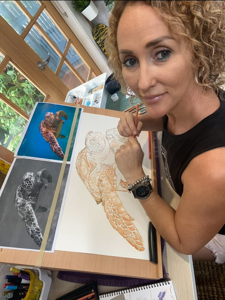 Trent the Turtle Original Artwork