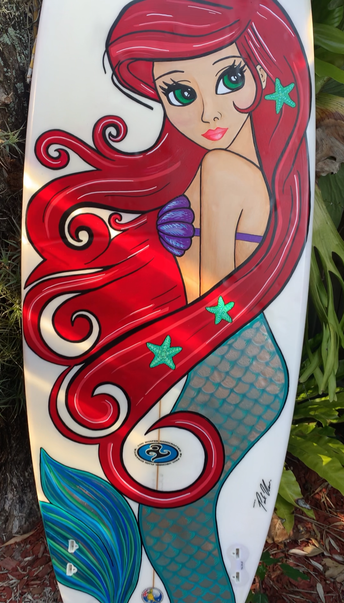Mermaid Ariel Surfboard🧜♀️