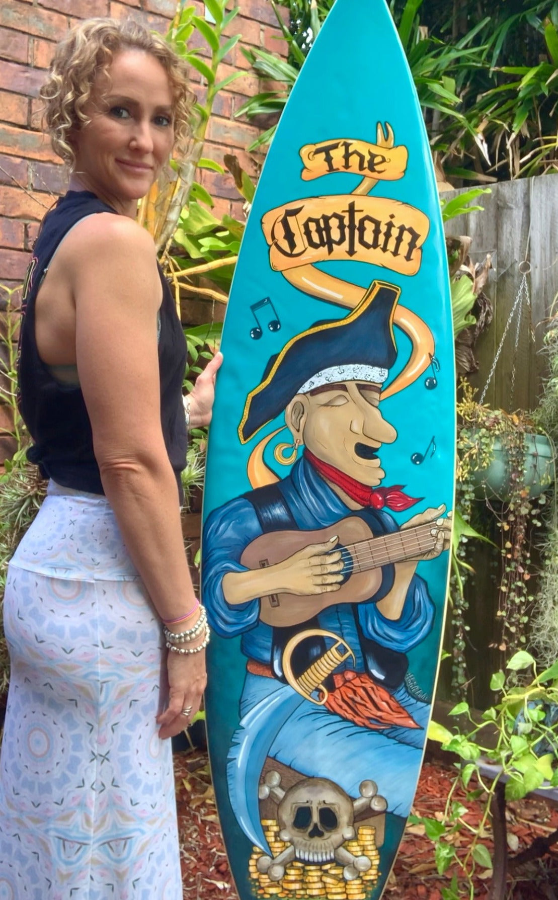 "The Captain" Pirate Surfboard 🏴☠️