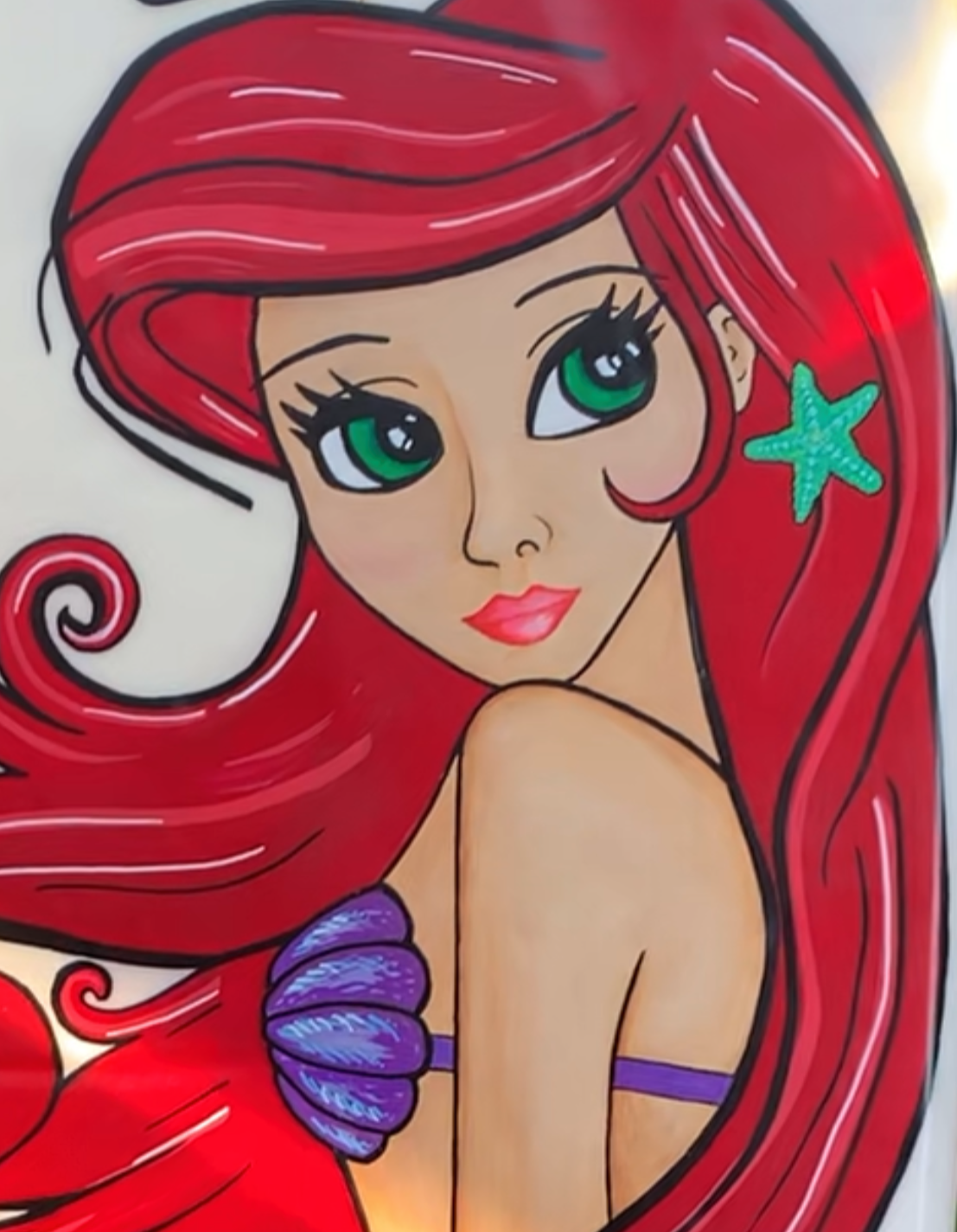 Mermaid Ariel Surfboard🧜♀️