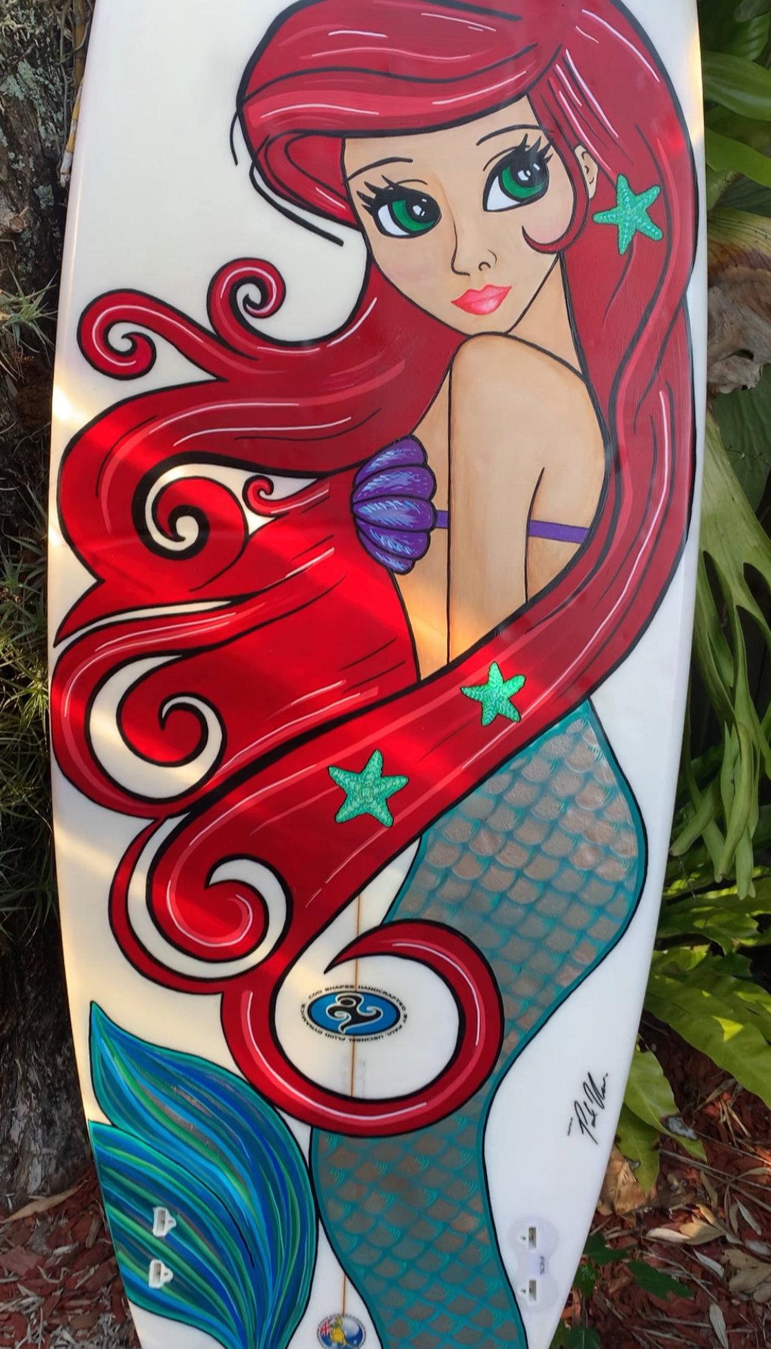 Mermaid Ariel Surfboard🧜‍♀️