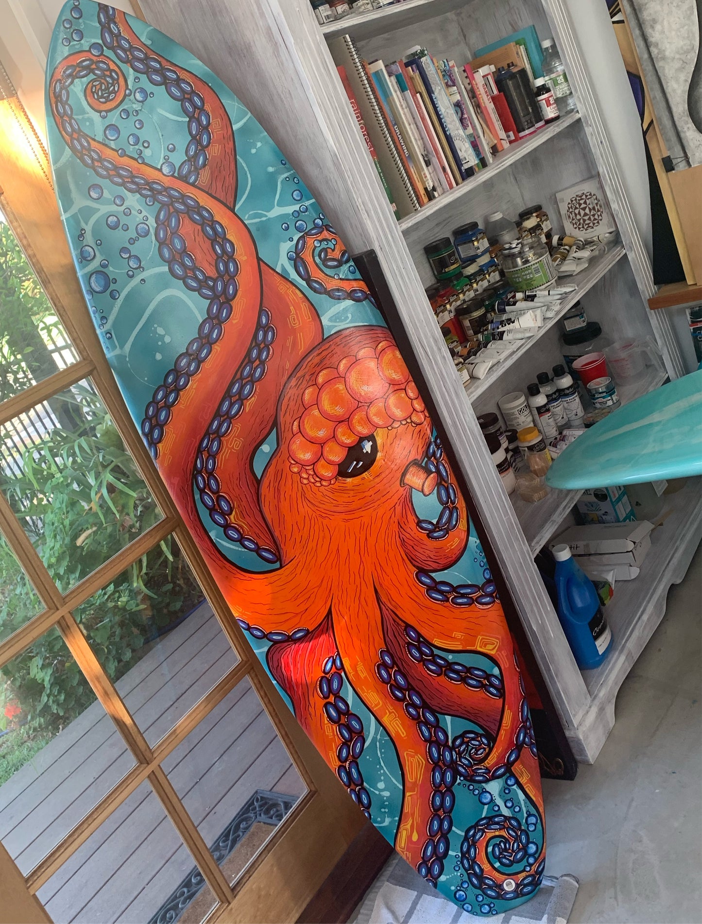 Octopus Surfboard 🐙