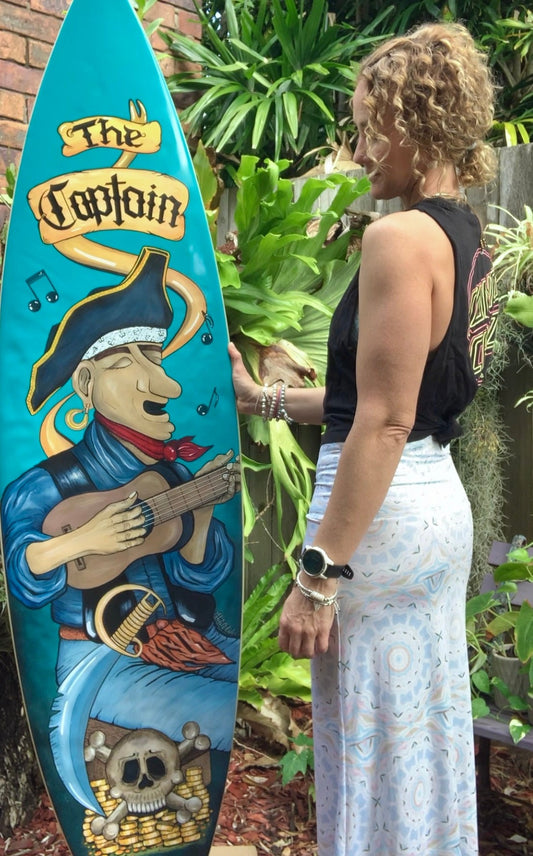 "The Captain" Pirate Surfboard 🏴‍☠️