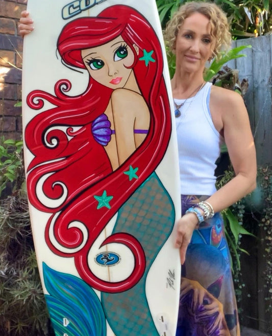 Mermaid Ariel Surfboard🧜♀️