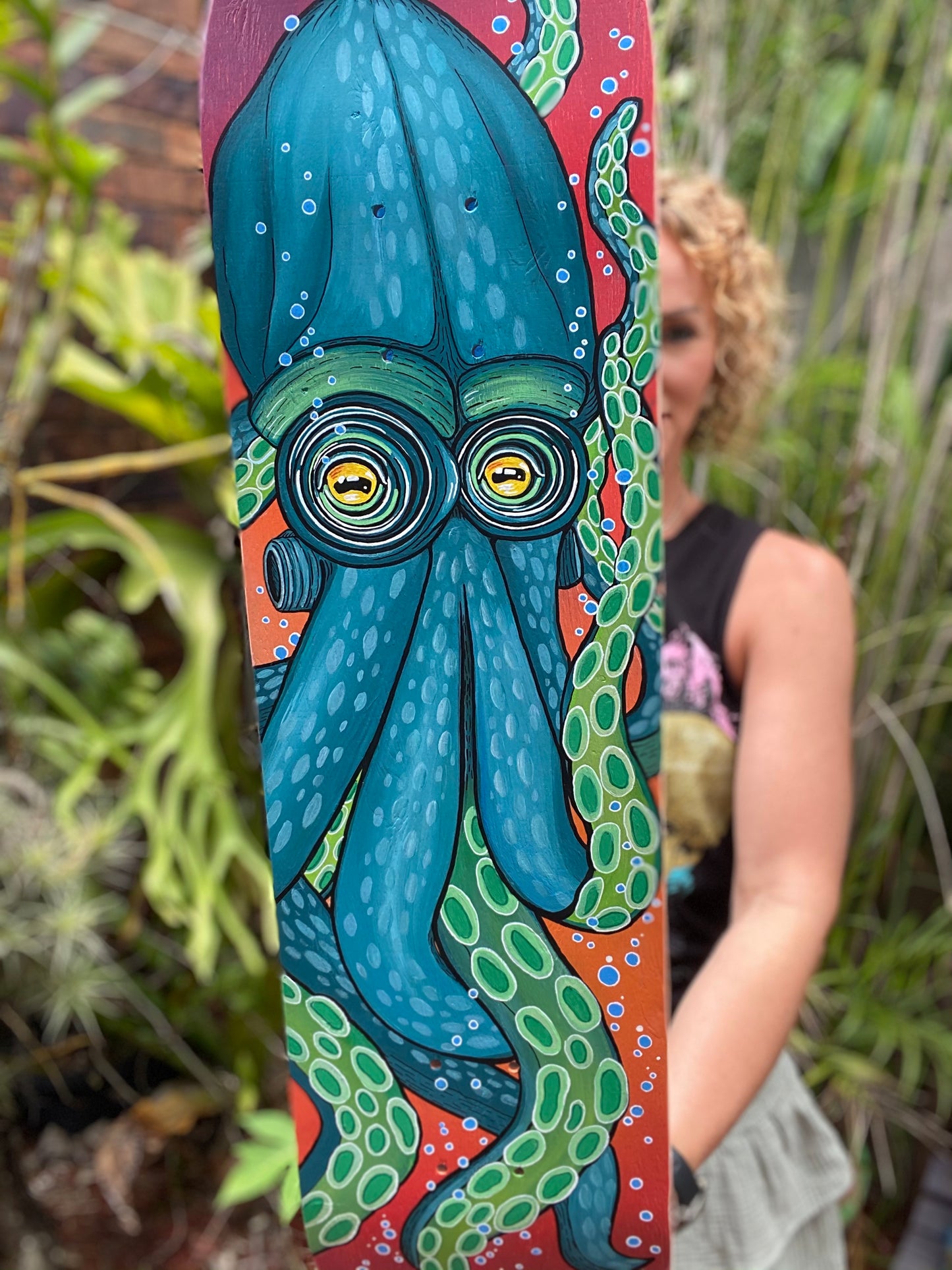 “Ollie octopus" Skate Deck Design